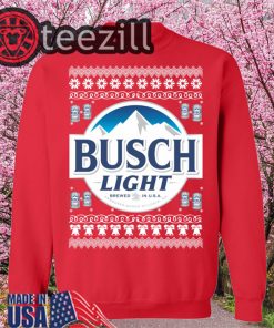 Busch Light Christmas Sweater TShirt