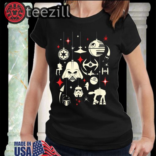 Christmas Galactic Empire Ornaments Holiday T-Shirts
