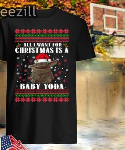 Christmas Is A Baby Yoda Shirt