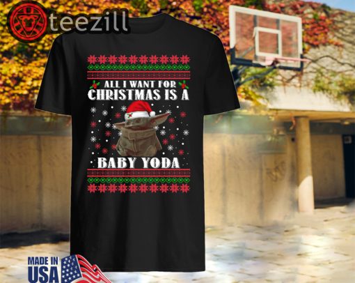 Christmas Is A Baby Yoda Shirt