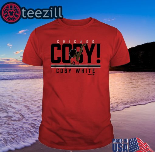 Coby White Shirt, Chicago - Officially NBPA Licensed