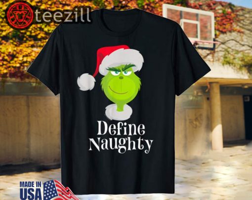 Dr-Seuss The Grinch Naughty Grinch Shirts
