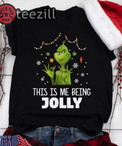 Dr. Seuss The Grinch Being Jolly T Shirt