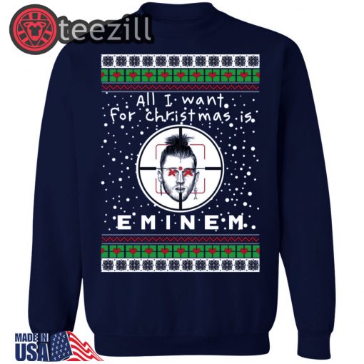 Eminem Rapper Ugly Christmas Hoodies Tshirt