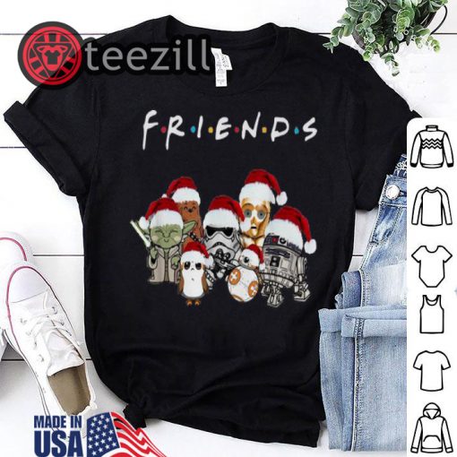 Friends Star Wars Chibi Characters T Shirt