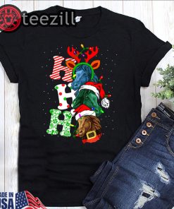 Ho Ho Ho Horse Santa Christmas T-shirt
