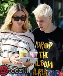 Justin Bieber's Shirt Drop The Album Already T-Shirt