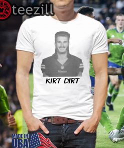 Kirk Dirt T-Shirt Kirk Cousins - Minnesota Vikings
