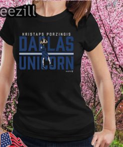 Kristaps Porzingis Dallas Unicorn NBPA Shirt