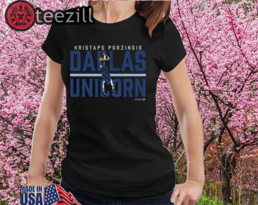 Kristaps Porzingis Dallas Unicorn NBPA Shirt