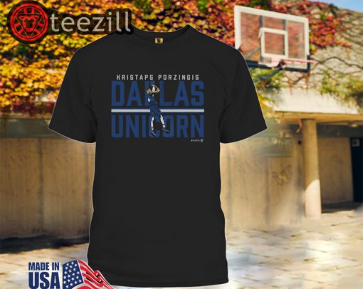Kristaps Porzingis Dallas Unicorn NBPA T-Shirt