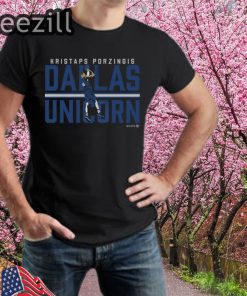 Kristaps Porzingis Dallas Unicorn NBPA T-Shirts