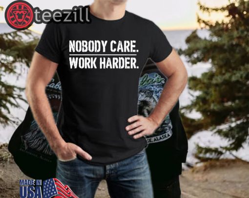 Lamar Jackson Nobody Cares Work Harder Classic Shirts