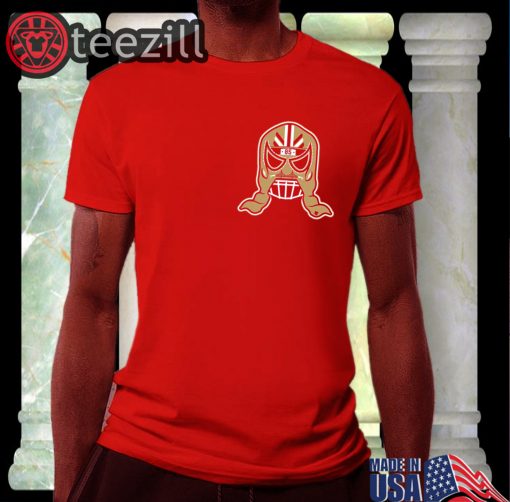 Logo George Kittle Lucha Mask T-Shirts Officially Lucha Mask