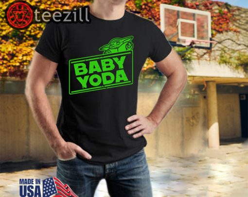 Logo Star Wars Baby Yoda TShirt
