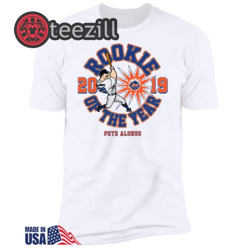 Men's Rookie Of The Year 2019 Pete Alonso Shirts