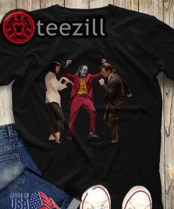 Mia wallace and vincent vega and joker pulp fiction dance Tshirts