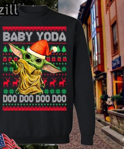 New! Baby Yoda Doo Doo Doo Christmas Sweatershirt