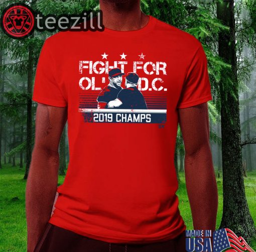 Official Dave Martinez Shirt - Fight For Ol' D.C. Champs Shirt