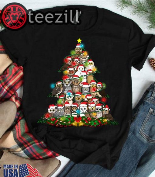 Owls Tree christmas classic Shirts