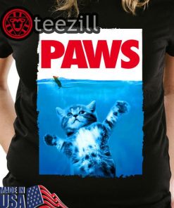 Paws Cat and Mouse Top, Cute Funny Cat Lover Parody Shirt