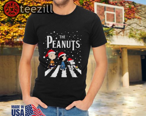 Peanuts characters Merry Christmas Shirts