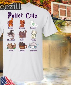 Potter Cats Gift For Cat Lovers Shirts
