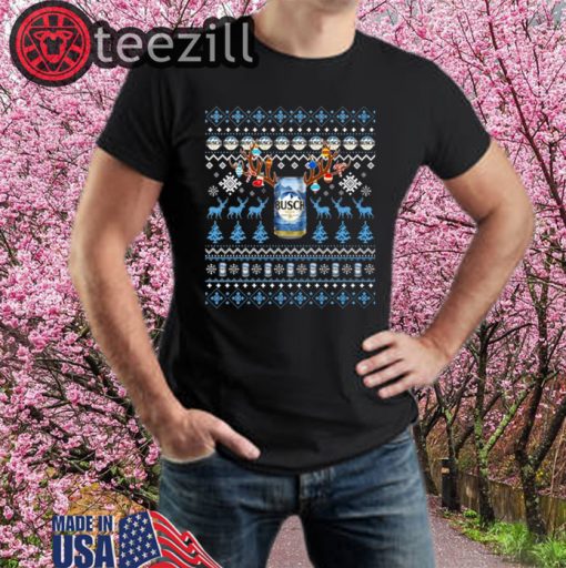 Reinbeer Busch Sweatshirts Reindeer Beer Christmas Shirt Beer Ugly Sweater Xmas Gift