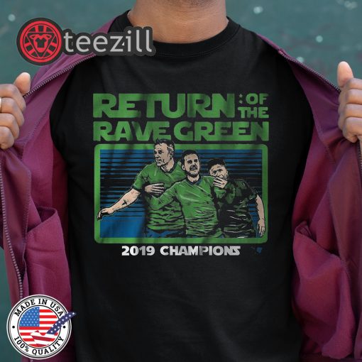 Return of the Rave Green 2020 Seattle Shirt