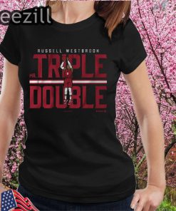 Russell Westbrooh MR. Triple Double Shirts