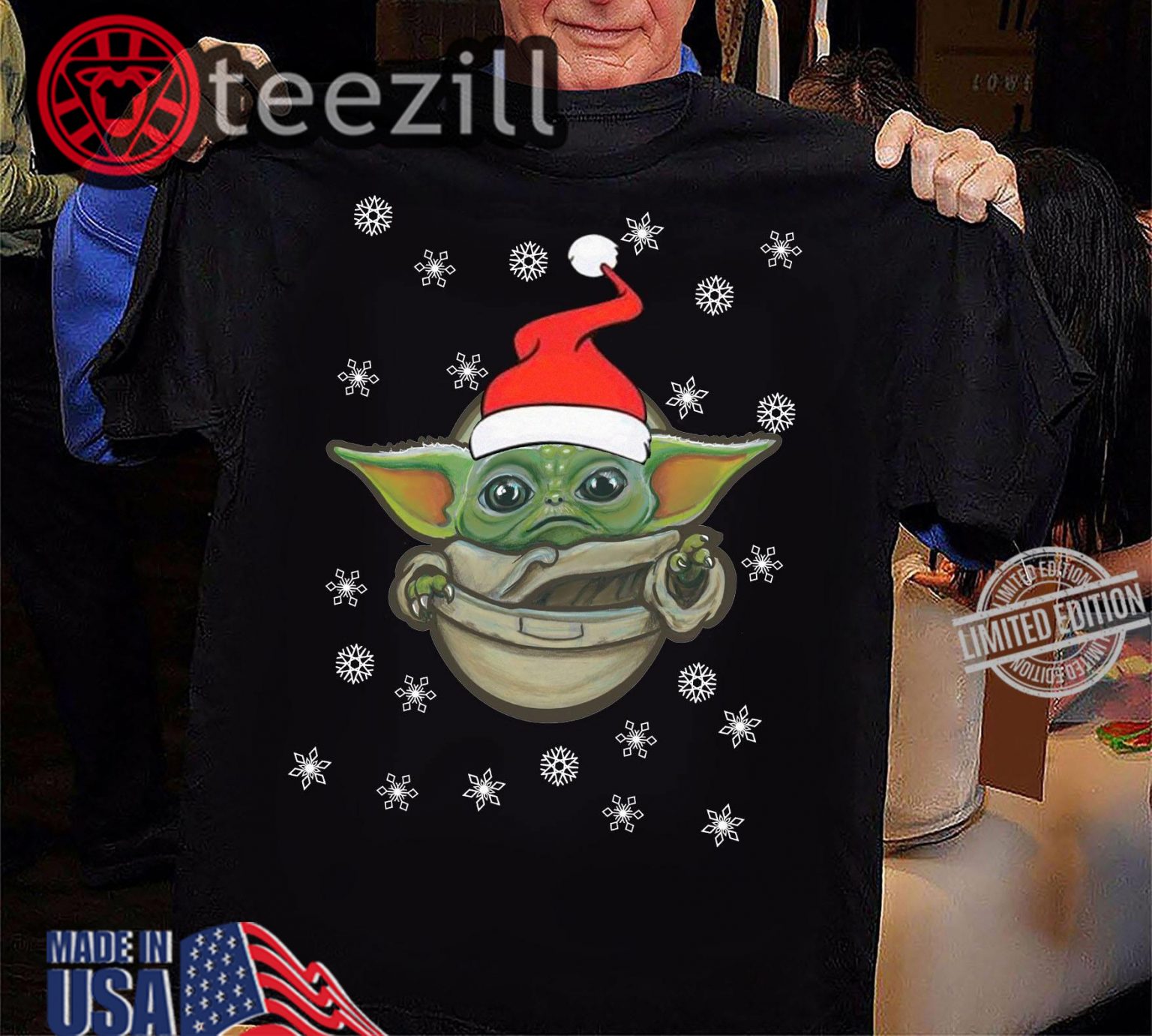 target yoda christmas shirt