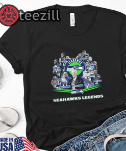 Seattle Seahawks Legends Signatures Tshirt