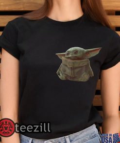 Star Wars 2020 The Mandalorian The Child Portrait T-Shirt