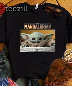 Star Wars The Mandalorian The Child Pod Screenshot Logo Shirt