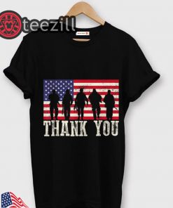 Thank You American Flag - Patriotic T Shirt