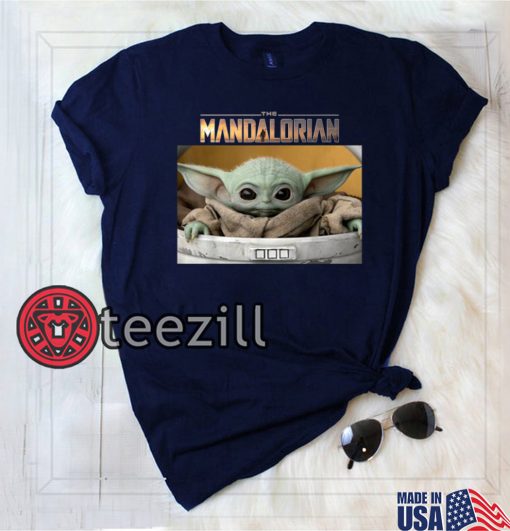 The Mandalorian The Child Pod Screenshot Logo T-Shirt