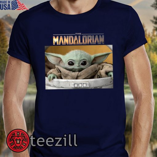The Mandalorian The Child Pod Screenshot Logo T-Shirts