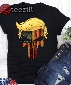Trump Hair president Flag America T-shirt