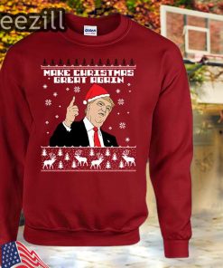 Ugly Christmas Sweater Trump Make Christmas Shirt