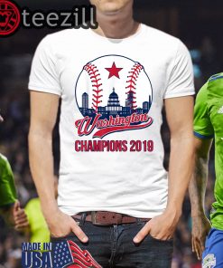 Vintage Washington Champions 2019 T-Shirt
