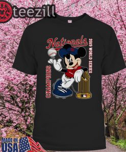 Washington Nationals Champion Mickey Mouse 2019 World Series Shirts