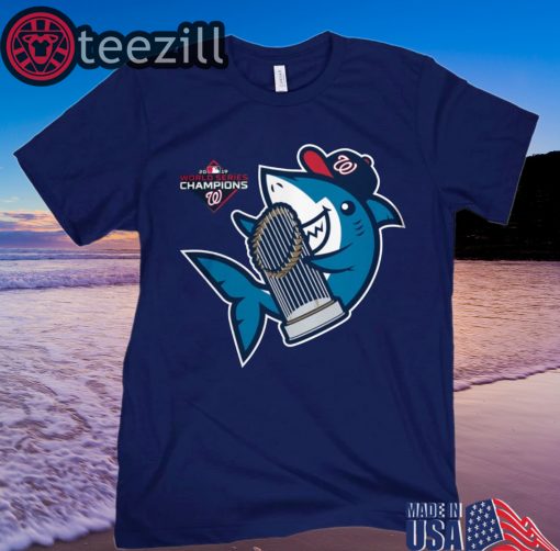Washington Nationals Trophy Shark Shirt