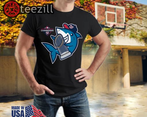 Washington Nationals Trophy Shark T-Shirt