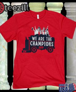 We Are The Champion 2019 Shirt Washington Zamboni Champs TShirt