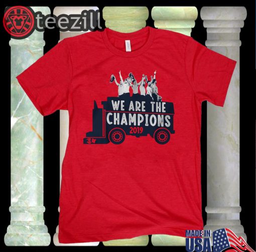 We Are The Champion 2019 Shirt Washington Zamboni Champs TShirt