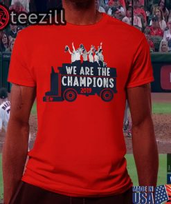 We Are The Champion 2019 Shirt Washington Zamboni Champs TShirts