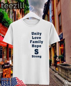 Women's Saugus Strong Unity Love Family Hope Shirt