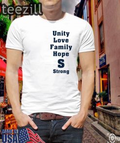 Women's Saugus Strong Unity Love Family Hope TShirts