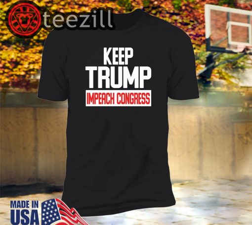 U.S Keep Trump Impeach Congress T-Shirt