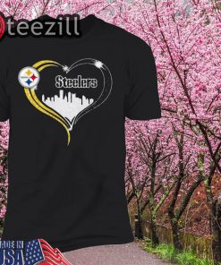 Diamond Love Pittsburgh Steelers City Heart Shirts